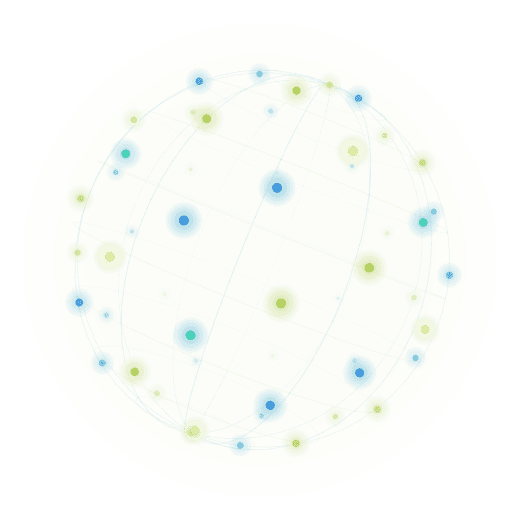 Global data network visualization